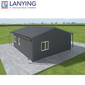 Heat sound insulated light steel structure house